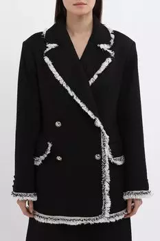 Жакет твидовый с необработанным краем BELUCCI