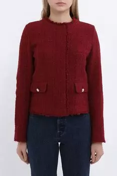 Жакет твидовый с необработанным краем Emme Marella