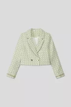 Жакет твидовый укороченного кроя Choupette