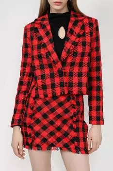Жакет в клетку укороченного кроя Baby Angel