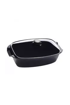 Жаровня прямоугольная со стеклянной крышкой Swiss Diamond