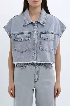 Жилет джинсовый укороченного кроя Trends Brands