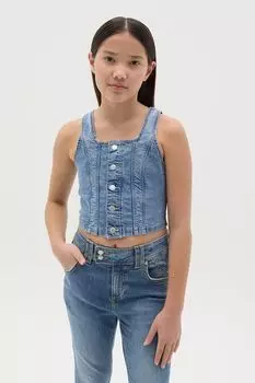 Жилет джинсовый укороченный Republic of Denim