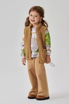 Жилет флисовый на молнии Happy Baby