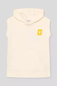 Жилет хлопковый с капюшоном Choupette