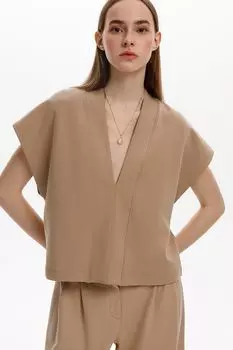 Жилет хлопковый с v-вырезом VERY NEAT