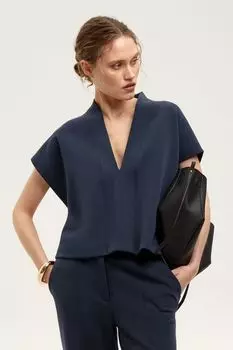 Жилет хлопковый с v-вырезом VERY NEAT