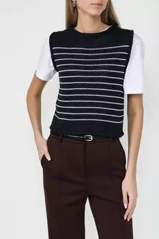 Жилет хлопковый в полоску OVS