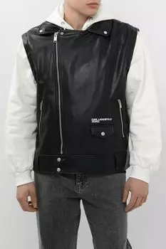 Жилет из искусственной кожи Karl Lagerfeld Jeans