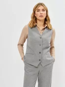 Жилет из костюмной вискозы Vinnis