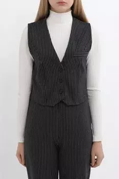 Жилет из смесового хлопка в полоску OVS