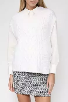 Жилет из смесовой шерсти BELUCCI