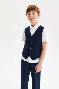 Жилет костюмный укороченный Silver Spoon