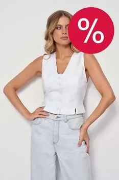 Жилет льняной ElectraStyle