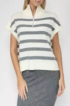 Жилет с воротником на молнии SABRINA SCALA