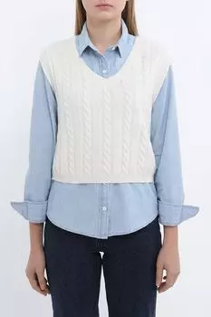 Жилет текстурный укороченный OVS