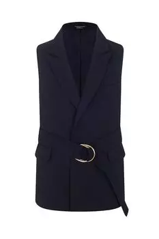 Жилет удлиненного кроя с поясом Alessandro Borelli