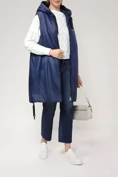 Жилет удлиненный с капюшоном Rinascimento