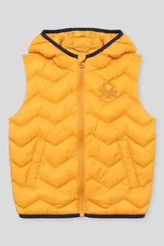 Жилет утепленный с капюшоном Benetton