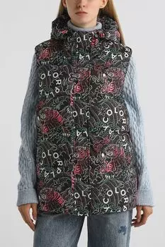 Жилет утепленный с капюшоном COLORPLAY