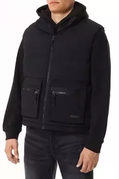 Жилет утепленный с капюшоном HUGO