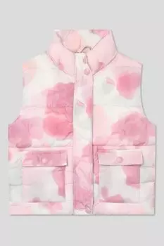 Жилет утепленный с принтом Benetton