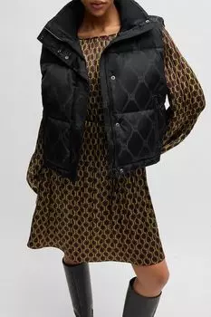 Жилет утепленный с принтом HUGO