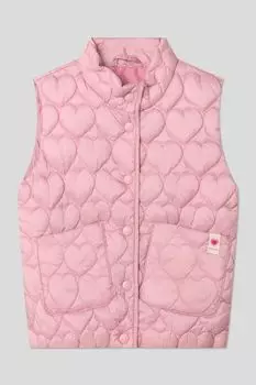 Жилет утепленный с воротником стойкой Benetton