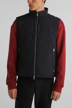 Жилет утепленный с воротником стойкой BOSS