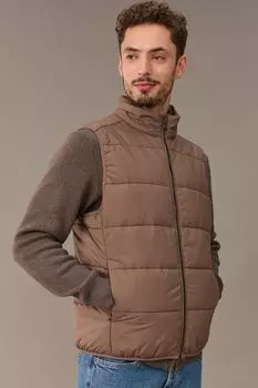 Жилет утепленный с воротником стойкой DTMD