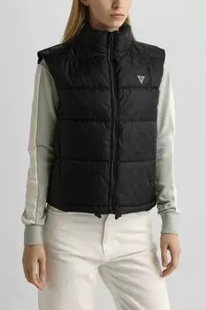 Жилет утепленный с воротником стойкой Guess