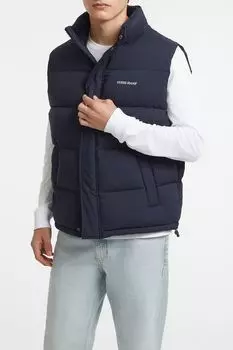 Жилет утепленный с воротником стойкой Guess Jeans