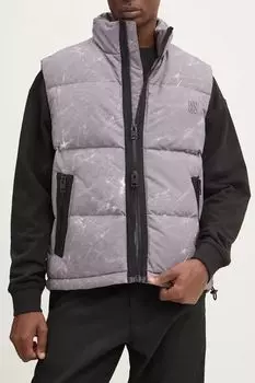 Жилет утепленный с воротником стойкой HUGO