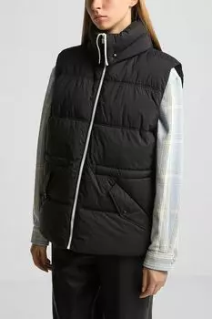 Жилет утепленный с воротником стойкой HUGO