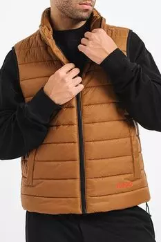 Жилет утепленный с воротником стойкой HUGO