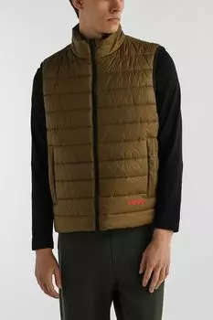 Жилет утепленный с воротником стойкой HUGO