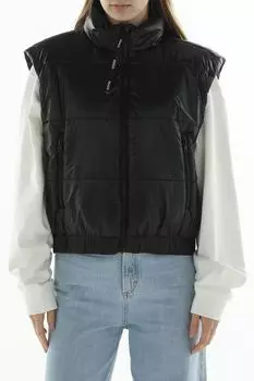 Жилет утепленный с воротником стойкой HUGO