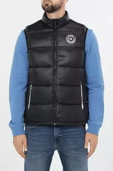 Жилет утепленный с воротником стойкой Karl Lagerfeld