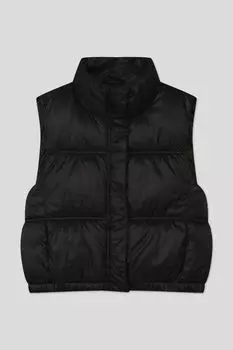 Жилет утепленный с воротником стойкой OVS