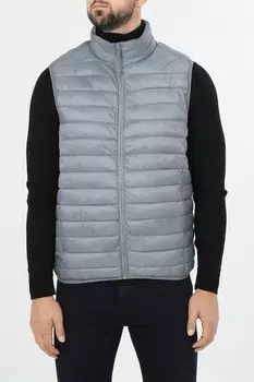 Жилет утепленный с воротником стойкой OVS