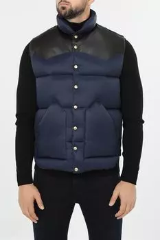 Жилет утепленный с воротником стойкой Piombo