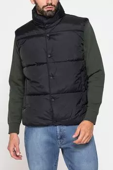 Жилет утепленный с высоким воротником Carrera Jeans