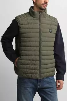 Жилет утепленный стеганый с воротником стойкой LERROS