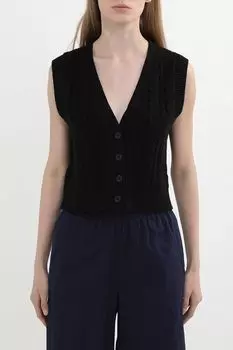 Жилет вязаный на пуговицах текстурный OVS