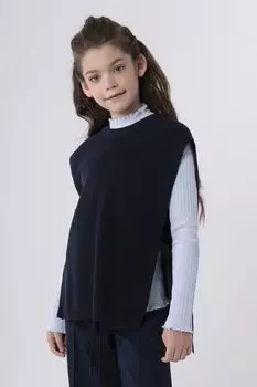 Жилет вязаный на завязках Smena