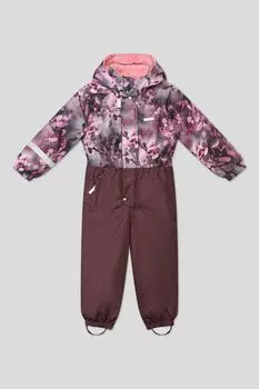 Зимний комбинезон с капюшоном и принтом Kerry