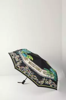 Зонт автомат с принтом Barocco Moschino