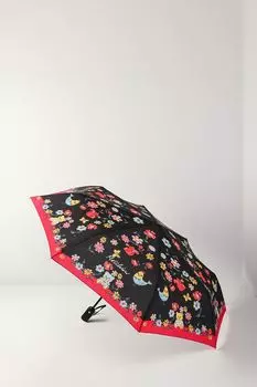 Зонт автомат с принтом Flowers and Squirrels Moschino