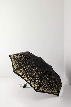 Зонт автомат с принтом Golden Letters Moschino