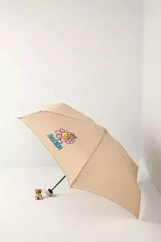 Зонт механический с принтом Flower bear Moschino